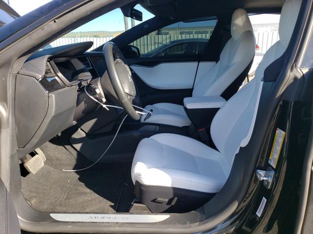 5YJSA1E22LF363296 - 2020 TESLA MODEL S შავი ფოტო 7