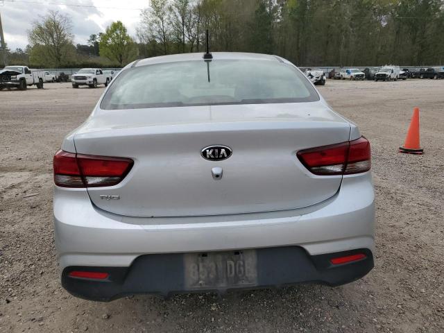 3KPA24ABXKE249289 - 2019 KIA RIO S SILVER photo 6