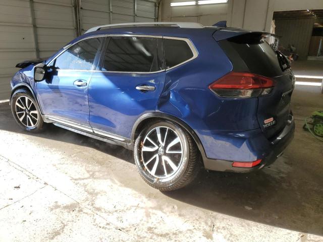 5N1AT2MVXKC832889 - 2019 NISSAN ROGUE S BLUE photo 2