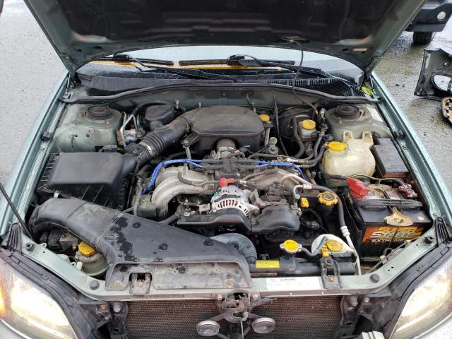 4S3BH675346610581 - 2004 SUBARU LEGACY OUTBACK AWP 绿色 照片 11