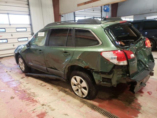 4S4BRDGC2A2327524 - 2010 SUBARU OUTBACK 3.6R PREMIUM GREEN photo 2