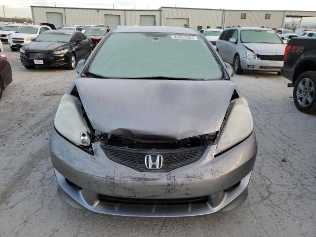 JHMGE88419S013944 - 2009 HONDA FIT SPORT SILVER photo 5