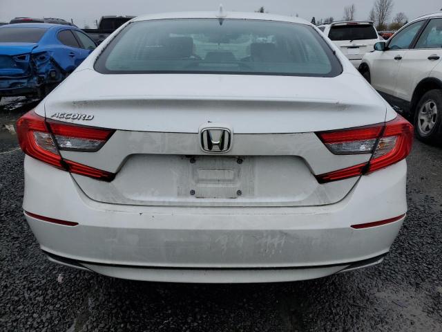 1HGCV1F1XKA010330 - 2019 HONDA ACCORD LX WHITE photo 6