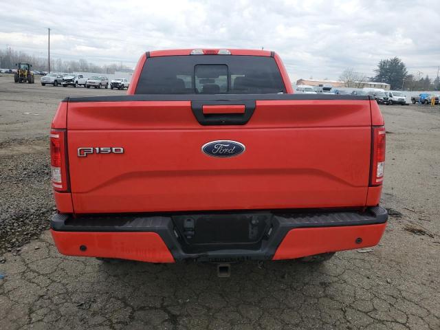 1FTEW1EG9FFB41364 - 2015 FORD F150 SUPERCREW RED photo 6