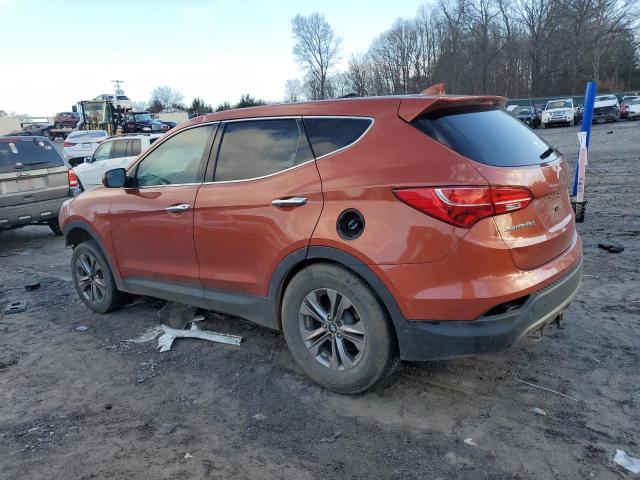 5XYZT3LB4FG272289 - 2015 HYUNDAI SANTA FE S ORANGE photo 2