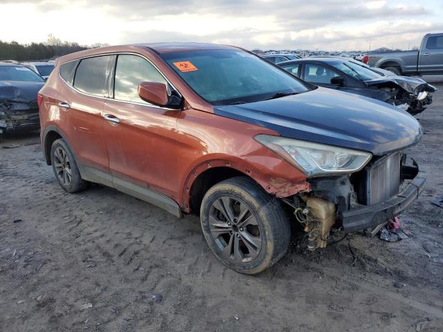 5XYZT3LB4FG272289 - 2015 HYUNDAI SANTA FE S ORANGE photo 4