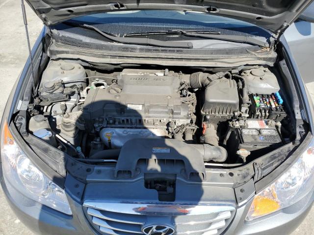 KMHDU4AD7AU921233 - 2010 HYUNDAI ELANTRA BLUE GRAY photo 11