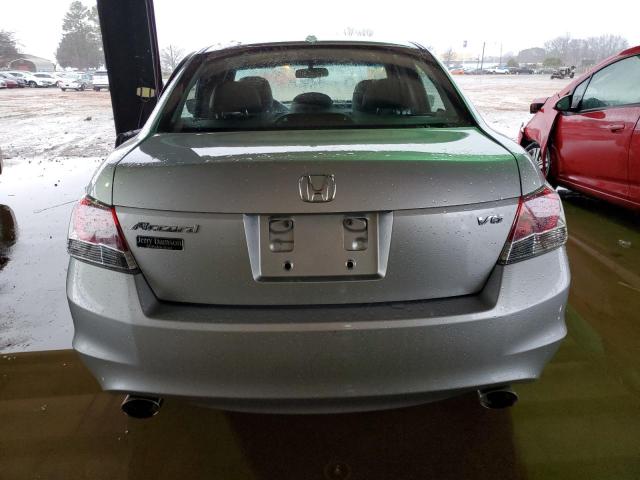 1HGCP36859A001239 - 2009 HONDA ACCORD EXL SILVER photo 6