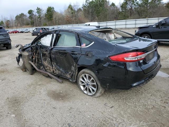 3FA6P0LU0HR325057 - 2017 FORD FUSION SE HYBRID BLACK photo 2