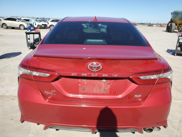 4T1B11HK5KU181704 - 2019 TOYOTA CAMRY L RED photo 6