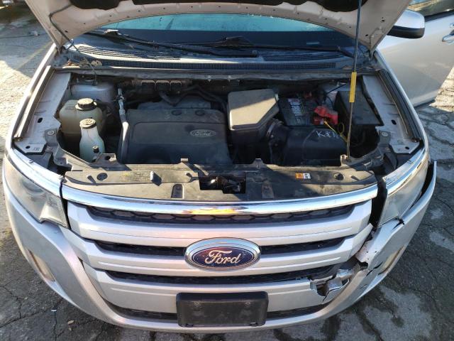 2FMDK4JC5EBA92123 - 2014 FORD EDGE SEL SILVER photo 11