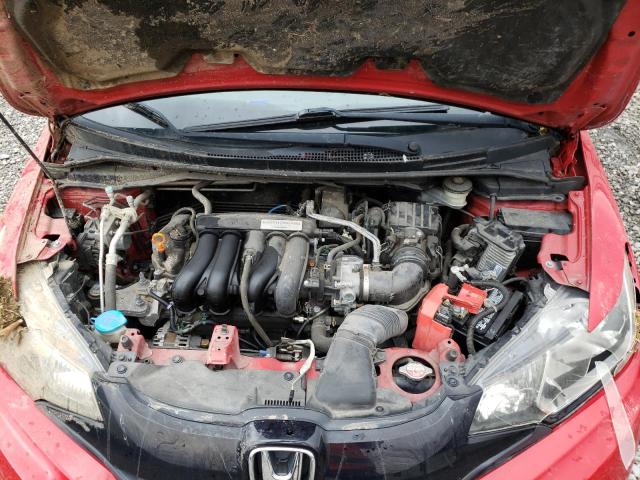 JHMGK5H52HS019430 - 2017 HONDA FIT LX RED photo 11