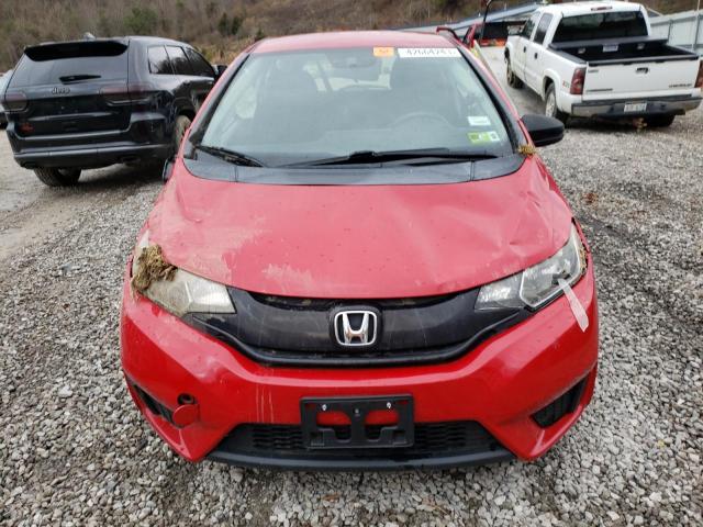 JHMGK5H52HS019430 - 2017 HONDA FIT LX RED photo 5