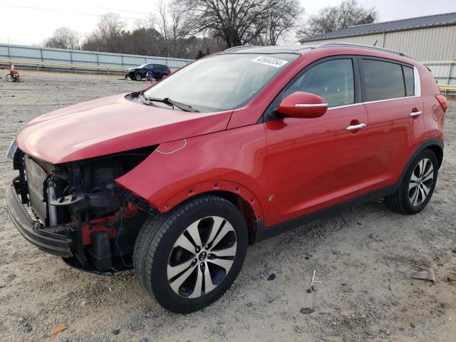 KNDPC3A23B7101244 - 2011 KIA SPORTAGE EX RED photo 1