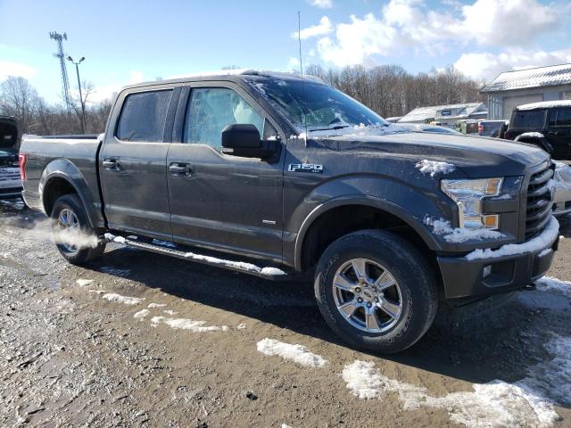 1FTEW1EG7HKE32245 - 2017 FORD F150 SUPERCREW GRAY photo 4