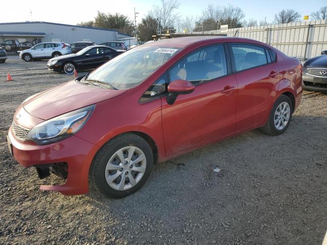 KNADM4A37H6028910 - 2017 KIA RIO LX RED photo 1