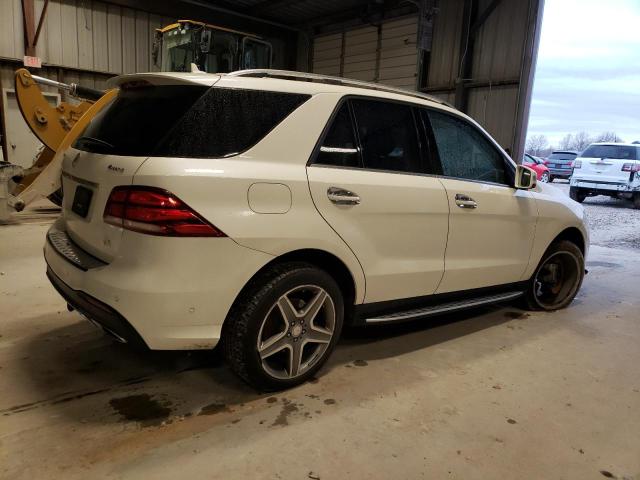 4JGDA5GB8HA876268 - 2017 MERCEDES-BENZ GLE 400 4MATIC WHITE photo 3