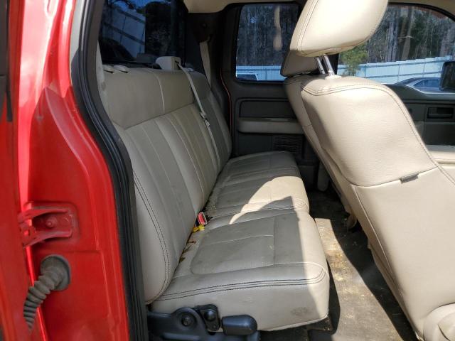 1FTEX1EW0AKA48088 - 2010 FORD F-150 RED photo 10