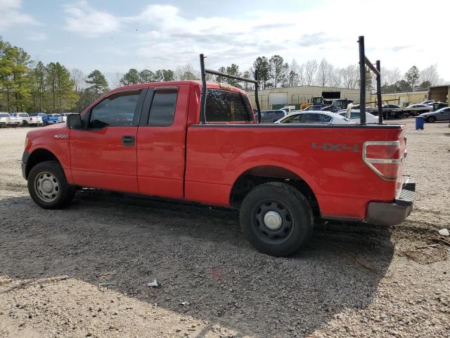 1FTEX1EW0AKA48088 - 2010 FORD F-150 RED photo 2