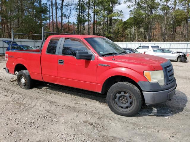 1FTEX1EW0AKA48088 - 2010 FORD F-150 RED photo 4