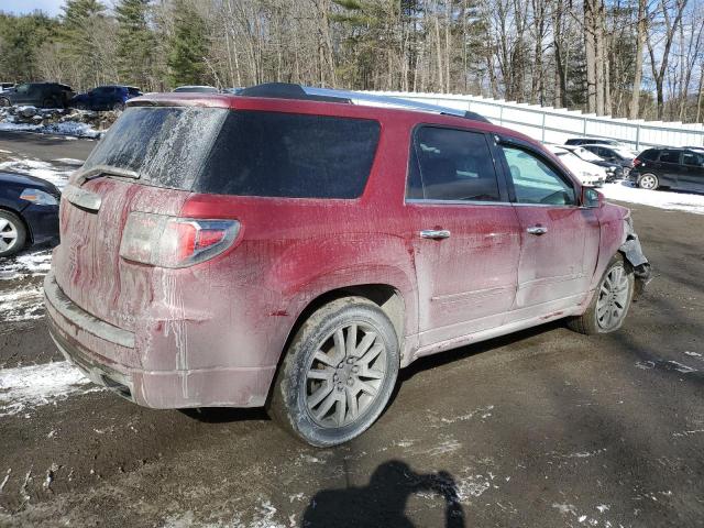 1GKKVTKD0DJ124205 - 2013 GMC ACADIA DENALI RED photo 3