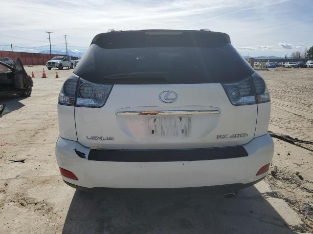 JTJGW31U360004078 - 2006 LEXUS RX 400 WHITE photo 6