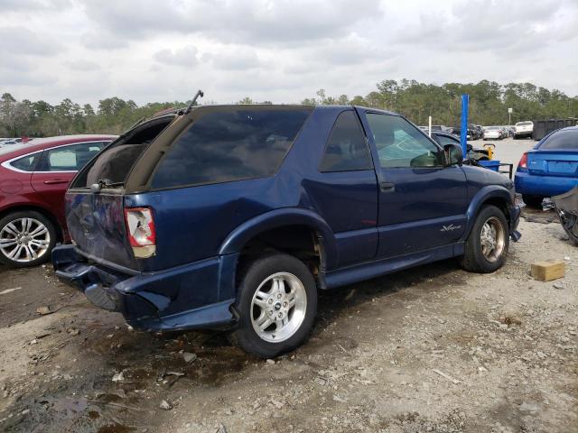 1GNCS18WX2K151268 - 2002 CHEVROLET BLAZER BLUE photo 3