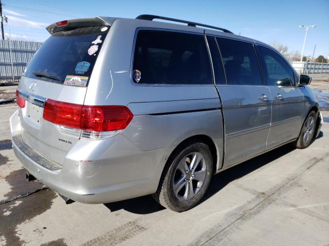 5FNRL38919B052223 - 2009 HONDA ODYSSEY TOURING SILVER photo 3