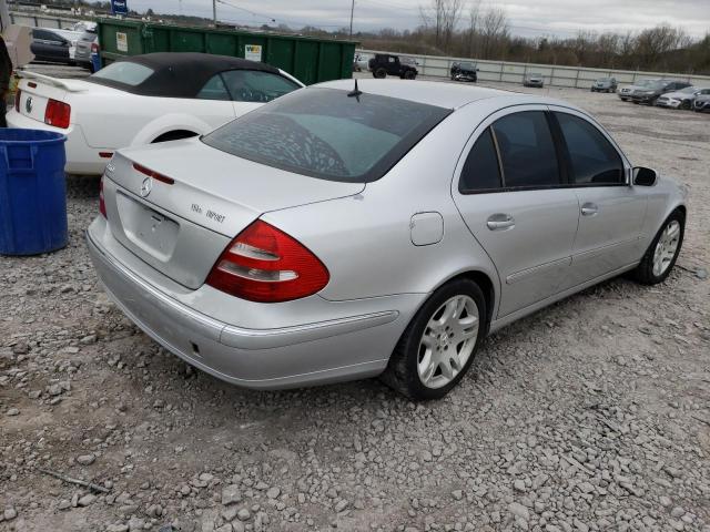 WDBUF70J73A125401 - 2003 MERCEDES-BENZ E 500 SILVER photo 3