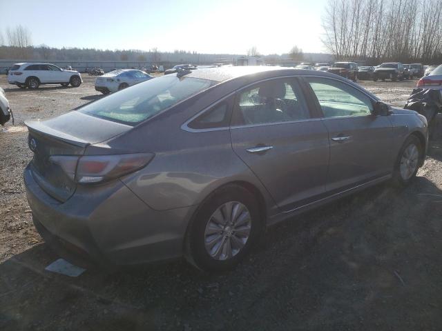 KMHE24L35HA063495 - 2017 HYUNDAI SONATA HYBRID GRAY photo 3