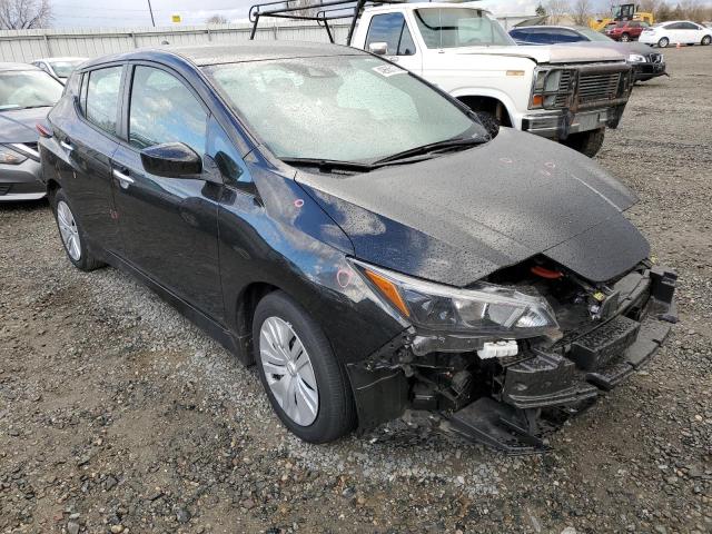 1N4AZ1BV1MC554408 - 2021 NISSAN LEAF S BLACK photo 4