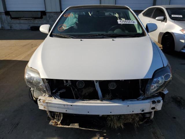 JTKDE167780268075 - 2008 TOYOTA SCION TC თეთრი ფოტო 5