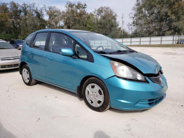 JHMGE8H3XDC027237 - 2013 HONDA FIT GREEN photo 4