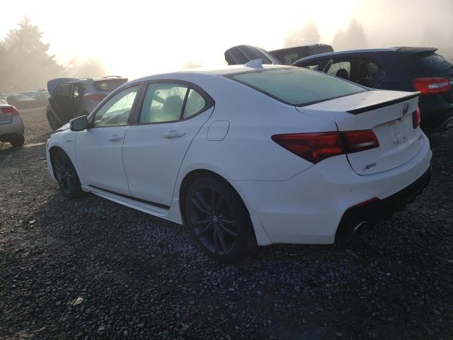 19UUB3F69JA003792 - 2018 ACURA TLX TECH+A WHITE photo 2