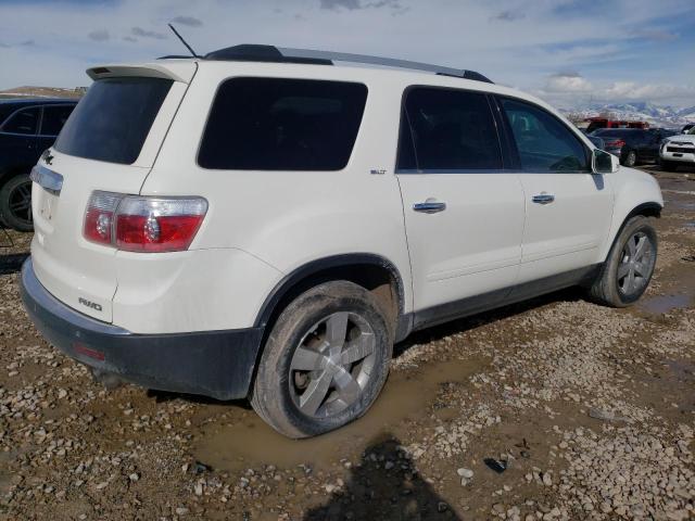 1GKKVRED3CJ110764 - 2012 GMC ACADIA SLT-1 WHITE photo 3