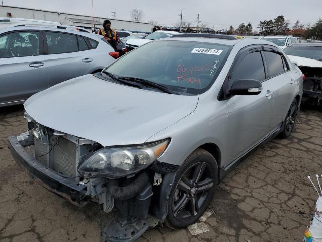 2T1BU4EE2DC127479 - 2013 TOYOTA COROLLA BASE SILVER photo 1