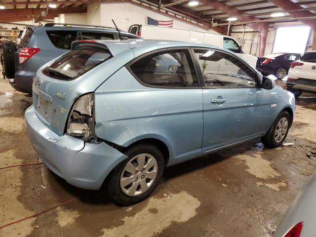 KMHCM3AC4AU167897 - 2010 HYUNDAI ACCENT BLUE TURQUOISE photo 3