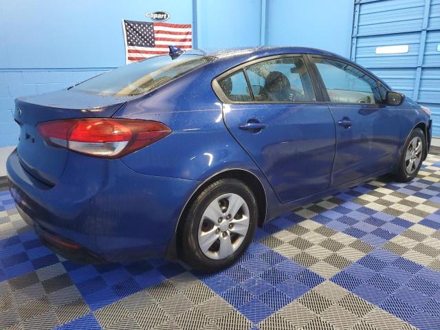 3KPFK4A73HE140196 - 2017 KIA FORTE LX BLUE photo 3