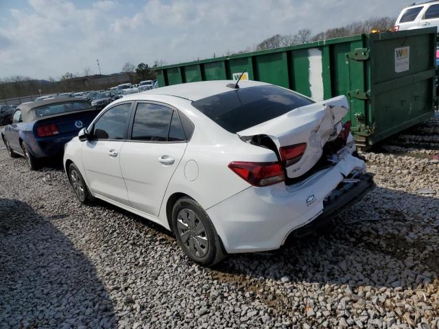 3KPA24AB1KE218268 - 2019 KIA RIO S WHITE photo 2