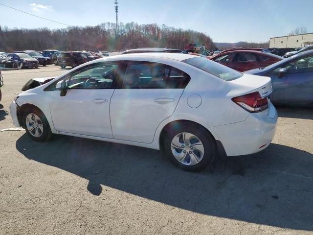 2HGFB2F52DH590918 - 2013 HONDA CIVIC LX WHITE photo 2