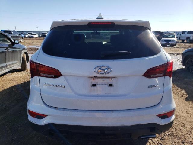 5NMZT3LB4HH019255 - 2017 HYUNDAI SANTA FE S WHITE photo 6