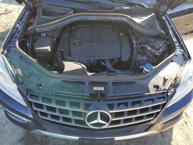 4JGDA5HB1FA551568 - 2015 MERCEDES-BENZ ML 350 4MATIC BLUE photo 11
