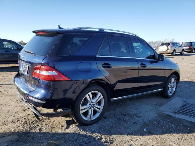 4JGDA5HB1FA551568 - 2015 MERCEDES-BENZ ML 350 4MATIC BLUE photo 3