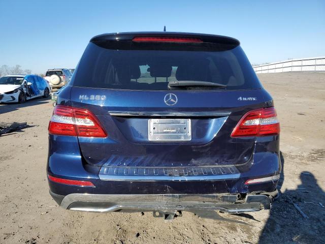 4JGDA5HB1FA551568 - 2015 MERCEDES-BENZ ML 350 4MATIC BLUE photo 6
