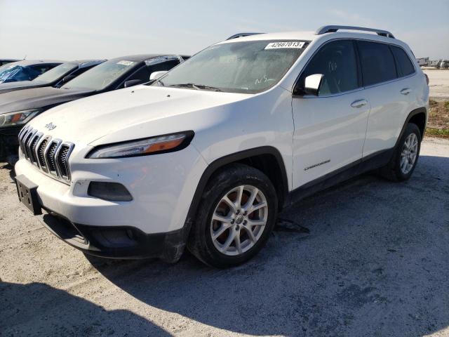 1C4PJLCB0FW627605 - 2015 JEEP CHEROKEE LATITUDE WHITE photo 2