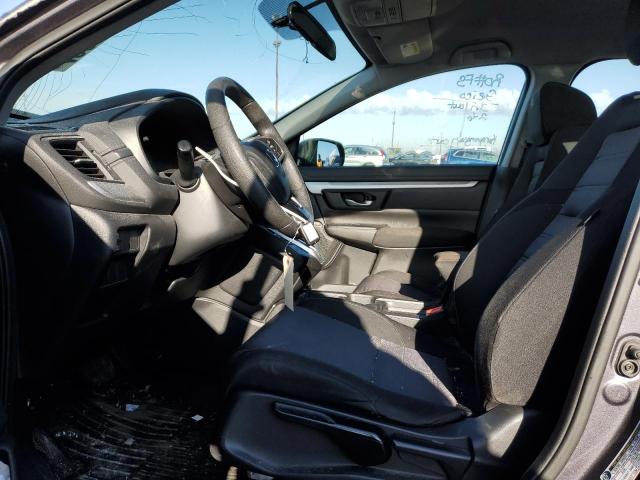 2HKRW6H35KH214995 - 2019 HONDA CR-V LX GRAY photo 7