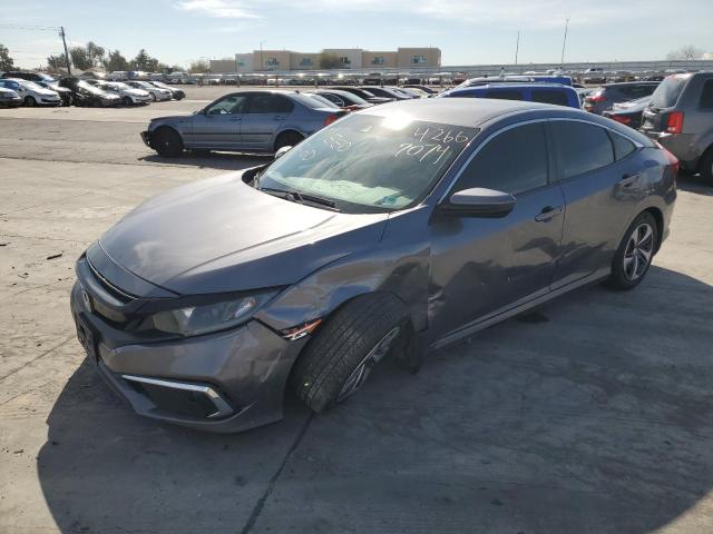 19XFC2F64LE205776 - 2020 HONDA CIVIC LX GRAY photo 1