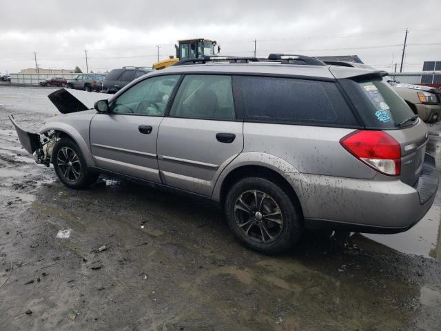 4S4BP60C586357972 - 2008 SUBARU OUTBACK SILVER photo 2