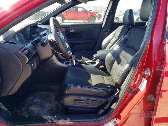 1HGCR2F56HA163146 - 2017 HONDA ACCORD SPORT RED photo 7