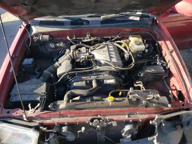 JT3GN86R420249753 - 2002 TOYOTA 4RUNNER SR5 RED photo 11